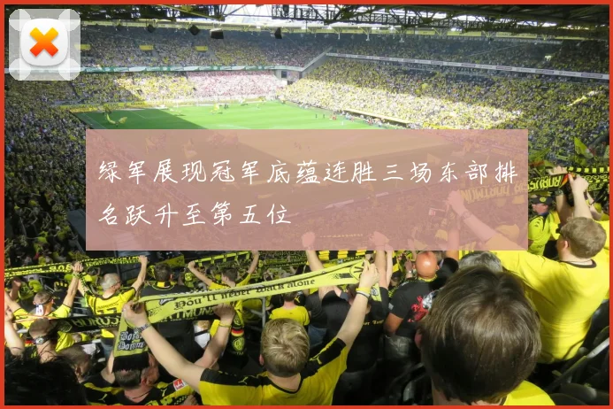 绿军展现冠军底蕴连胜三场东部排名跃升至第五位